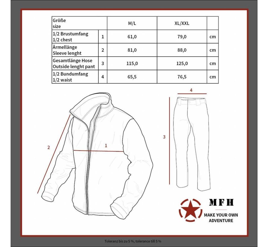 MFH - Camouflagepak -  "Ghillie"  -  woodland