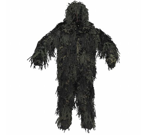 MFH MFH - Costume de camouflage - "Ghillie Jackal" - 3-D Body System - woodland