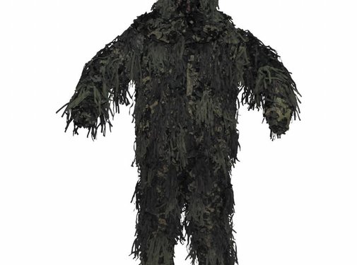 MFH MFH - Costume de camouflage - "Ghillie Jackal" - 3-D Body System - woodland