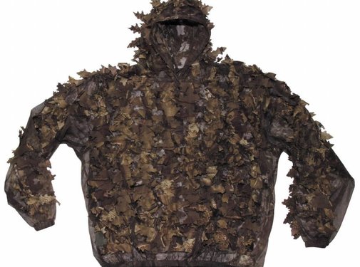 MFH MFH - Tarnanzug - "Leaves" - 3-teilig - hunter-brown