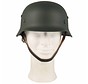 Stahlhelm WW II, oliv, mit Leder-Innenteil