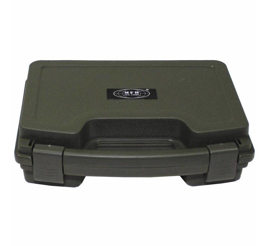 MFH - Pistolen-Koffer -  Kunststoff -  klein -  abschließbar -  oliv