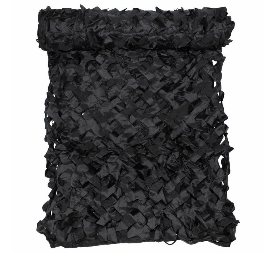 MFH - Camo Net  -  2 x 3 m  -  "Basic"  -  Zwarte