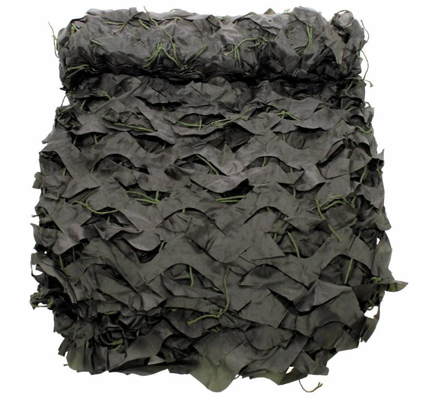 MFH - filet camouflage -  2x3m -  "Basic" -  kaki -  avec sac de PVC