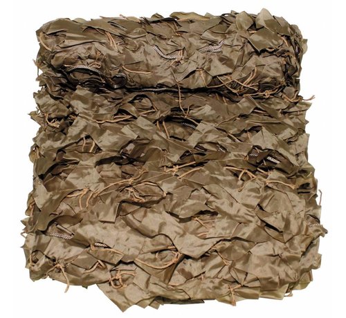 MFH MFH - filet camouflage -  2x3m -  "Basic" -  kaki -  avec sac de PVC