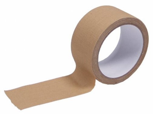 MFH Army Plakband Textiel, 5 cm x 10 m, khaki beige