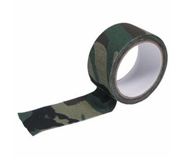 MFH Army Plakband Textiel, 5 cm x 10 m, woodland