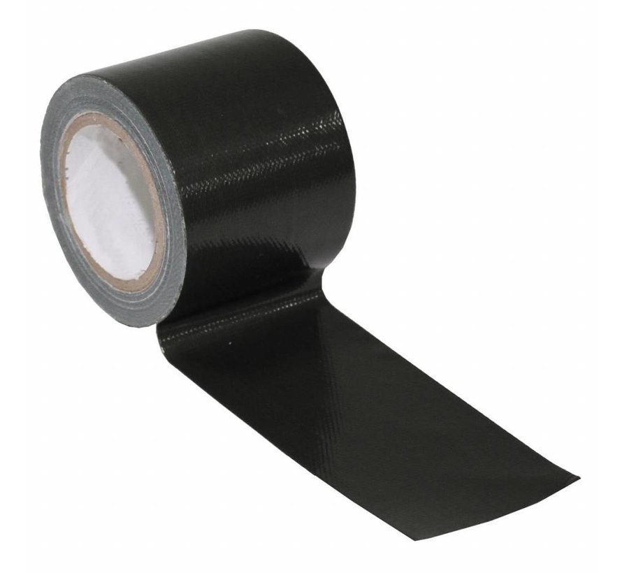 Legergroene duct tape 5 x 5 cm is een krachtpatser tape geschikt  bv vastplakken en reparaties