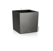 Lechuza Cube Premium 40 Antraciet metallic ALL-IN-ONE