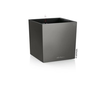 Lechuza Cube Premium 40 Antraciet metallic ALL-IN-ONE