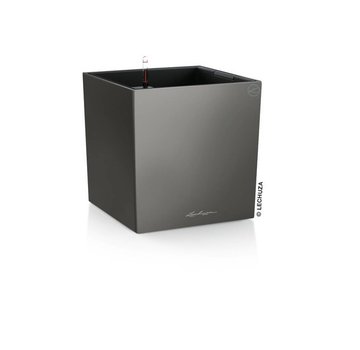 Lechuza Lechuza - Cube Premium 40 Antraciet metallic ALL-IN-ONE