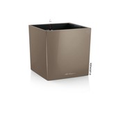 Lechuza Lechuza - plantenbak CUBE PREMIUM 40 taupe hoogglans ALL-IN-ONE set