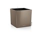 Lechuza - plantenbak CUBE PREMIUM 40 taupe hoogglans ALL-IN-ONE set