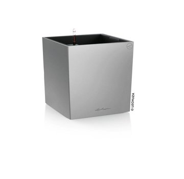 Lechuza Lechuza - Cube Premium 40 Zilver metallic ALL-IN-ONE