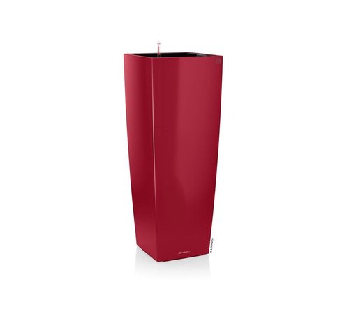 Lechuza Cubico Alto Premium 40 Scharlakenrood hoogglans ALL-IN-ONE