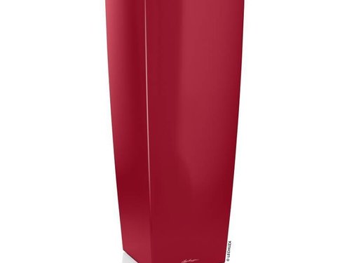 Lechuza Cubico Alto Premium 40 Scharlakenrood hoogglans ALL-IN-ONE