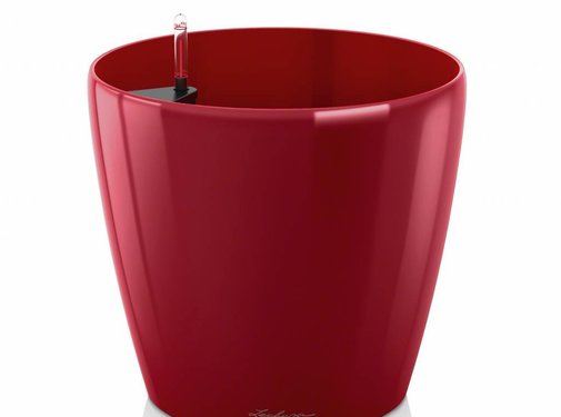 Lechuza Lechuza - Pflanzgefäß CLASSICO PREMIUM 60 scarlet rot hochglanz ALL-IN-ONE Set