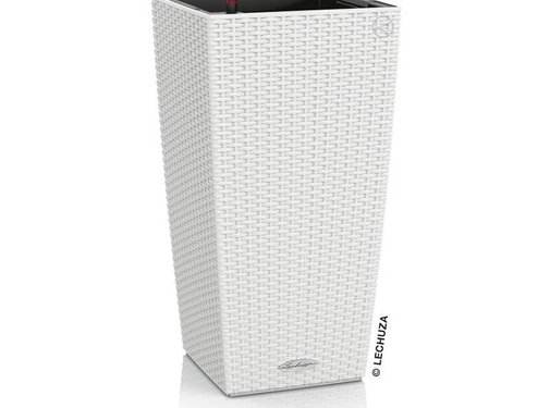 Lechuza Lechuza - Pflanzgefäß CUBICO COTTAGE 30  Weiß ALL-IN-ONE Set