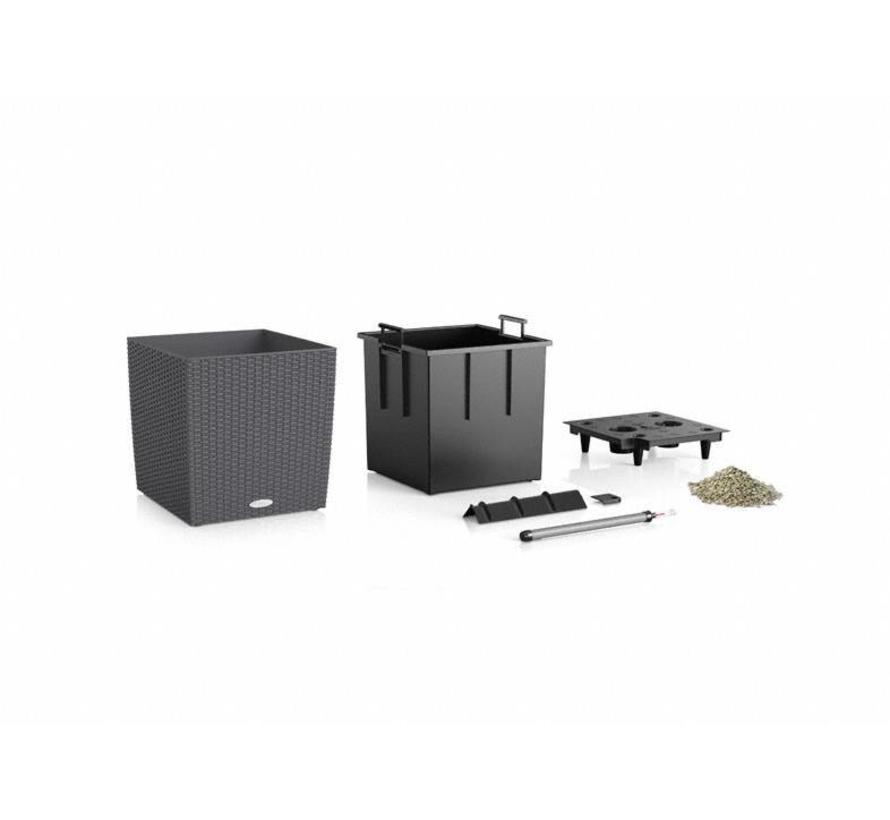 Lechuza - planteur CUBE COTTAGE 30 moka set ALL-IN-ONE set