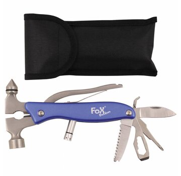 Fox Outdoor Fox Outdoor - Pocket Tool  -  "Worker"  -  Blauwe  -  Metalen