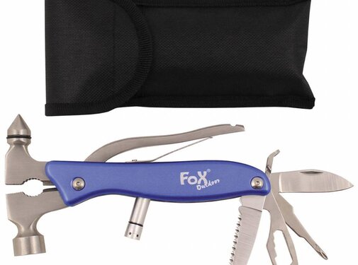Fox Outdoor Fox Outdoor - Werkzeugset -  "Worker" -  blau -  Metall