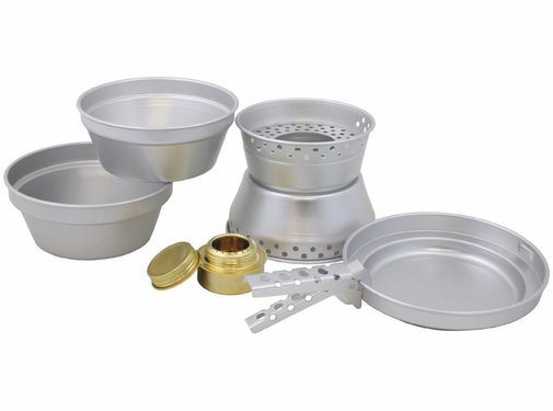 Fox Outdoor Fox Outdoor - Kookset, "Premium", aluminium, pannenset met brander