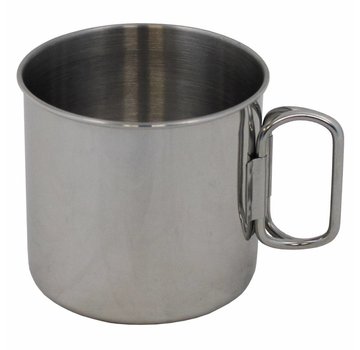 Fox Outdoor Fox Outdoor - Tasse -  Inox -  poignées pliables -  ca. 450 ml