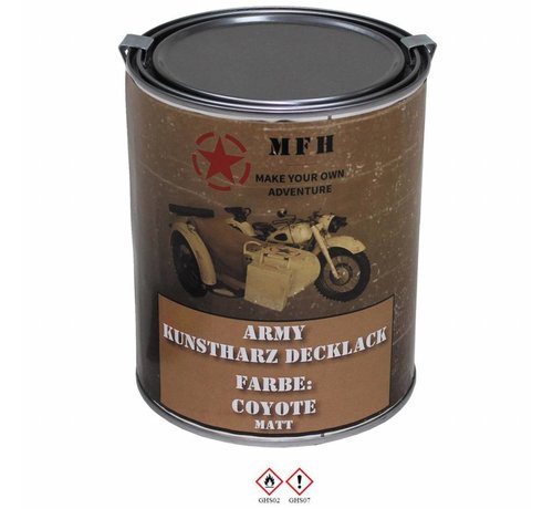 MFH MFH - Army Lack -  COYOTE -  matt -  Dose -  1 l