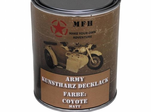 MFH MFH - Army Lack -  COYOTE -  matt -  Dose -  1 l