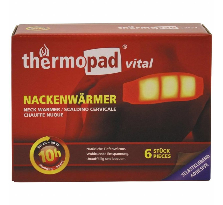 Max Fuchs - Nekwarmer  -  "Thermopad"  -  6-pack  -  eenmalig gebruik