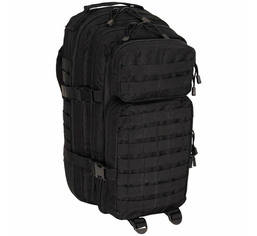 MFH - US Rucksack -  Assault I -  "Basic" -  schwarz