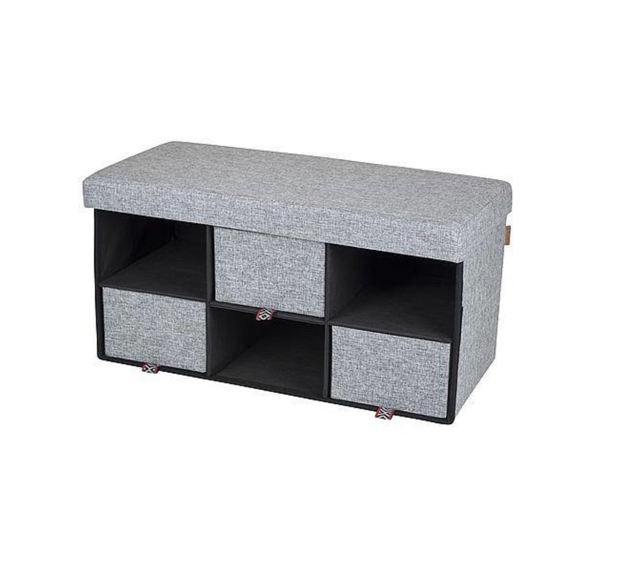 Bo-Camp - Urban Outdoor - Ottoman - Barnet - Grijs