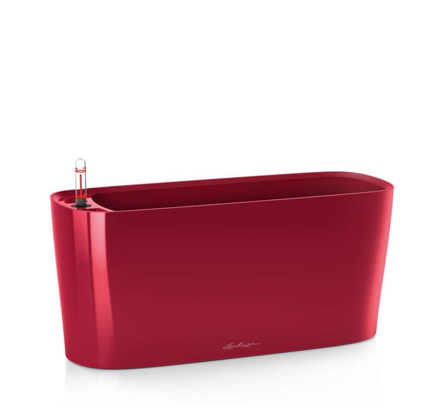 Lechuza-  Pflanzgefäß DELTA PREMIUM 20 Scarlet red high-gloss ALL-IN-ONE Set