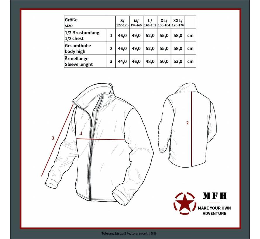 MFH - US Kinder-Pilotenjacke -  CWU -  oliv -  mit Fliegerabzeichen