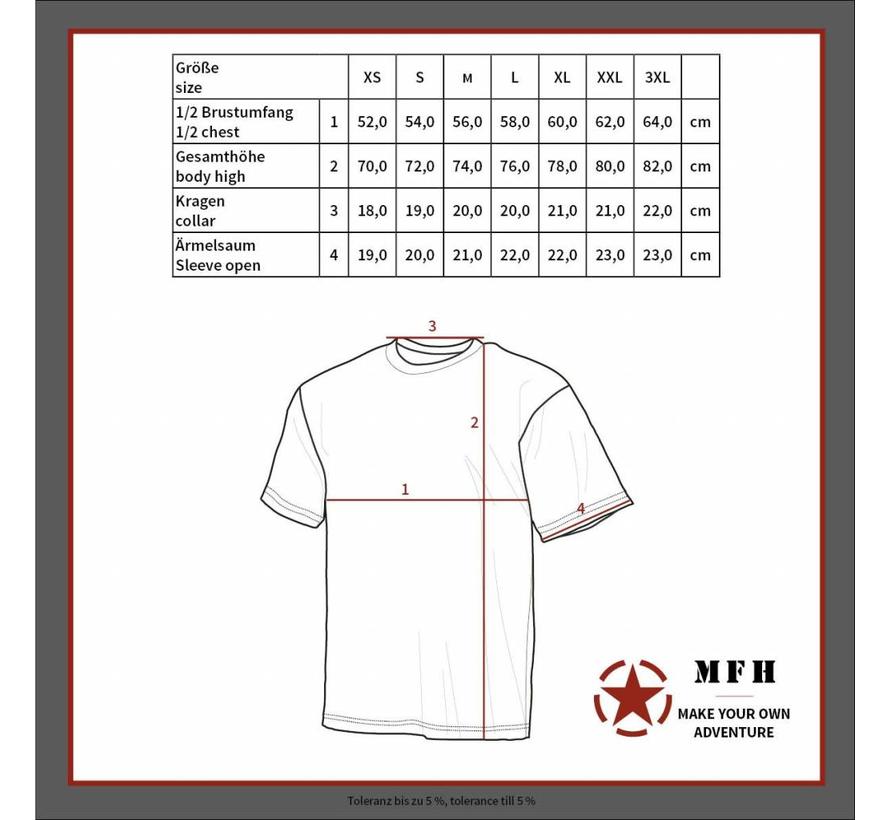 MFH - US T-Shirt -  halbarm -  CCE tarn -  170 g/m²