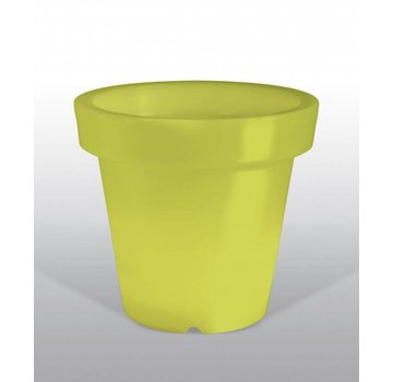 BLOOM POT NO LIGHT - bloempot zonder licht - lime - 66  x 60 cm (b x h)