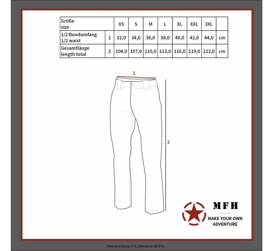 MFH High Defence - Sous-vêtements américains  -  Niveau I  -  GEN III  -  Noir
