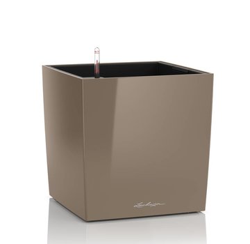 Lechuza Lechuza- CUBE Premium 50 taupe hoogglans  ALL-IN-ONE