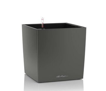 Lechuza Lechuza- CUBE Premium 30 charcoal metallic