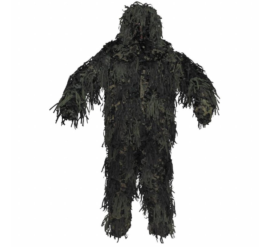 MFH - Tarnanzug - "Ghillie Jackal" - 3-D Body System - woodland