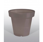 BLOOM POT NO LIGHT - bloempot zonder licht - taupe - 66  x 60 cm (b x h)