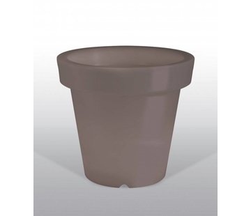 BLOOM POT NO LIGHT - bloempot zonder licht - taupe - 66  x 60 cm (b x h)