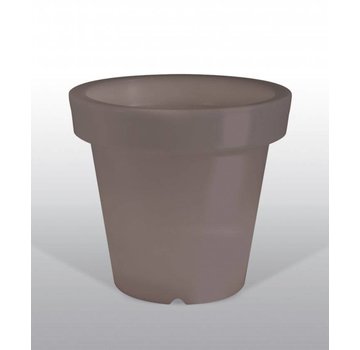 BLOOM POT NO LIGHT - bloempot zonder licht - taupe - 66  x 60 cm (b x h)