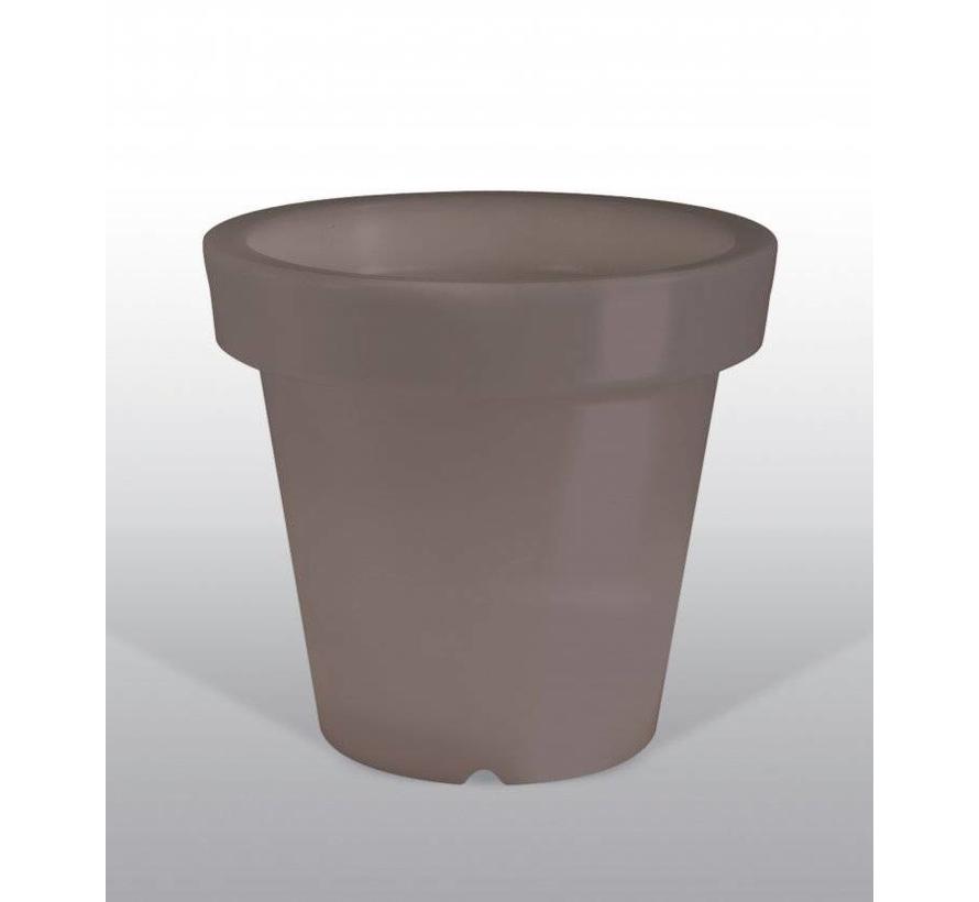 BLOOM POT NO LIGHT – Blumentopf ohne Licht – taupe - 66 x 60 cm (B x H)