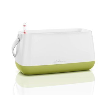 Lechuza Lechuza - YULA plantbag white/pistachio semi-gloss ALL-IN-ONE LEC13871 4008789138712