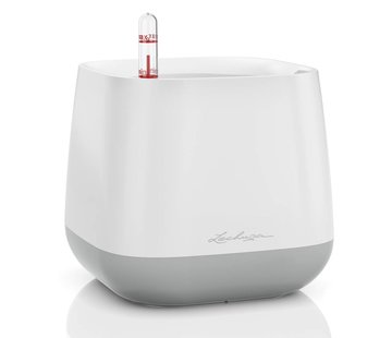 Lechuza Lechuza - YULA plantenpot satijnwit/grijs ALL-IN-ONE