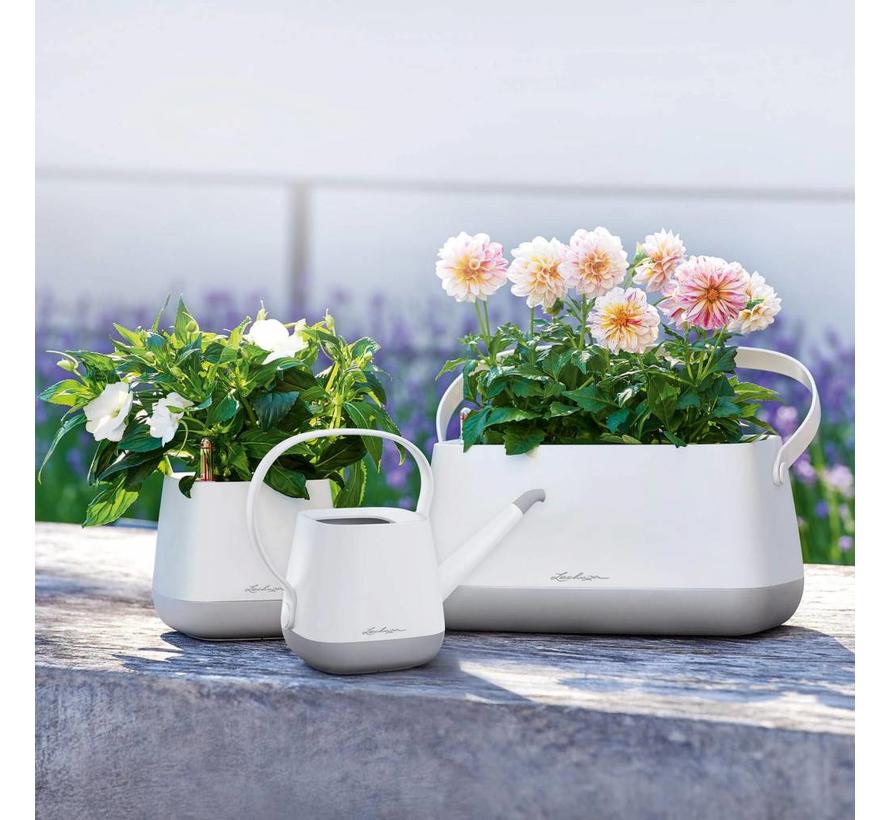 Lechuza - YULA watering can white/gray semi-gloss  ALL-IN-ONE