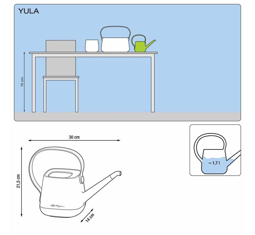 Lechuza - YULA watering can white/gray semi-gloss  ALL-IN-ONE