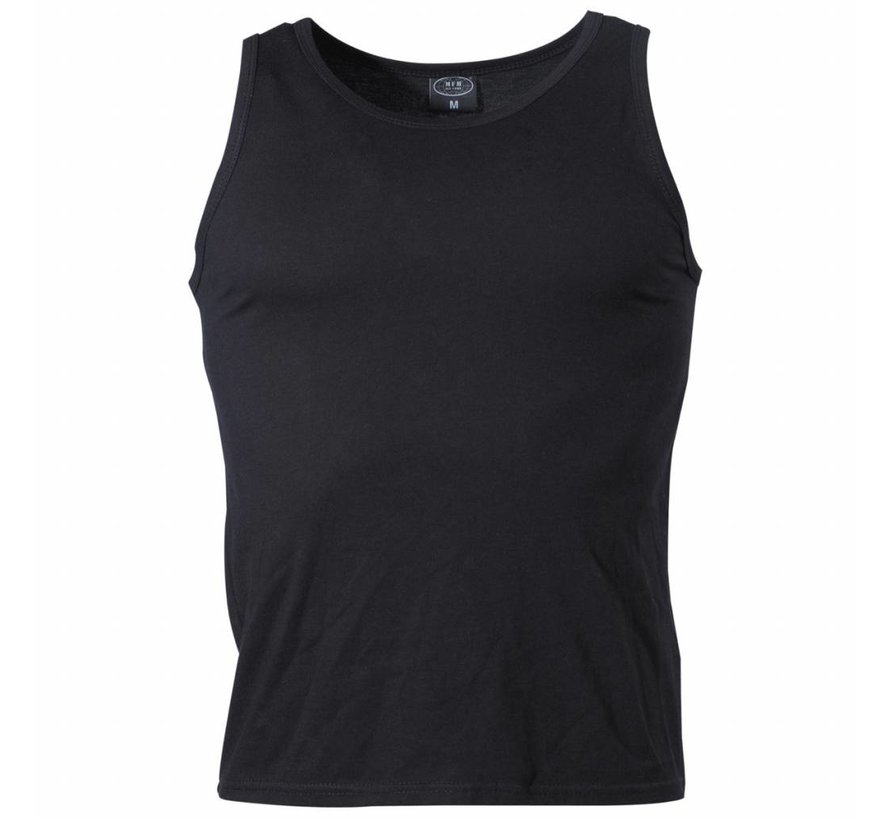 MFH - US Tank-Top -  schwarz -  170 g/m²