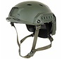 US Helm, FAST-Fallschirmjäger, oliv, Rails, ABS-Kunststoff